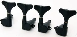 Caraya MB-1001-BK Комплект одиночных колков для бас гитары 2+2.