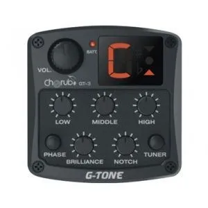 Cherub GT-3 Гитарный эквалайзер цифровой 4-х полосный с тюнером и контролем обратной связи.