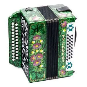 Гармонь "Тульская 301М 25*25-III" (Г-21) двухрядная, трехголосая.