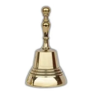 Колокольчик Валдайский KVP5F №5, d60, полированный с ручкой Ферзь.