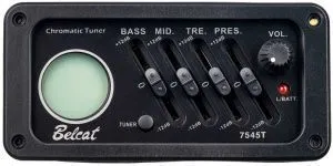 Belcat Neo-7545T Звукосниматель с 4-х полосным эквалайзером, с тюнером, врезной.