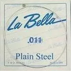 La Bella PS011 Отдельная стальная струна без оплетки диаметром 0,011.