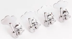 HipShot 20675KC Колки для бас-гитары, 4л, хром.