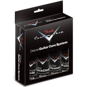 Fender Custom Shop Deluxe Guitar Care System 4 Pack Комплект для ухода за гитарой.