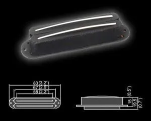 Belcat BHS-94Bridge-BK Звукосниматель магнитный, сингл.