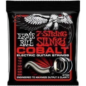 Ernie Ball 2730 (10-62) Cobalt Slinky Skinny Top Heavy Bottom Комплект струн для 7-стр электрогитары