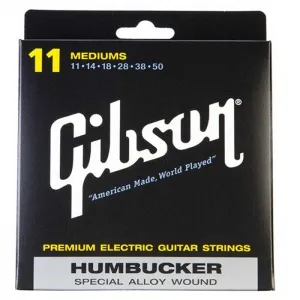 Gibson SEG-SA11 Humbucker Special Alloy (11-50) Комплект струн для электрогитары. 