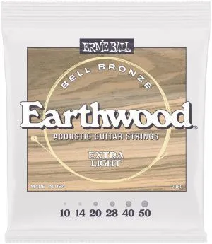 Ernie Ball 2350 (11-50) John Mayer Earthwood Bell Bronze Комплект струн для акустической гитары.