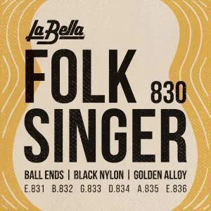 La Bella 830 Folksinger Комплект струн для классической гитары.