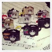 Зажигалка Фотоаппарат цвет золото,серебро 4 х 5,5 см. газ/дозаправка 3244.