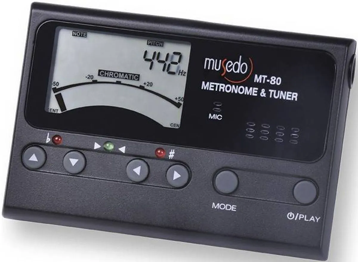 Musedo MT-80 Метроном, хроматический тюнер и тон генератор в одном корпусе.
