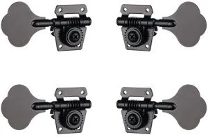 Musiclily MX0166BK-2MX0167BK-2 Комплект колков для бас-гитары, 2+2, черные.