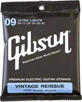 Gibson SEG-VR9 Vintage RE-Issue PNW (9-42) Комплект струн для электрогитары (9-42).
