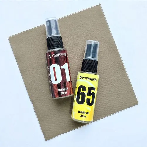 OVTSound OVTSound.Compl-1 Комплект для ухода за накладкой грифа гитары, масло, очиститель, салфетка.