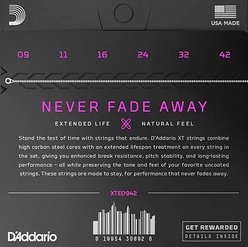 D'Addario XTE0946 (9-46) Комплект струн для электрогитары.