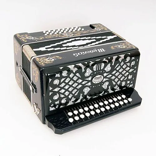 «Шуйская гармонь» S32XL-A-Black Гармонь "Шуйская" 25х25-III-2, черная.