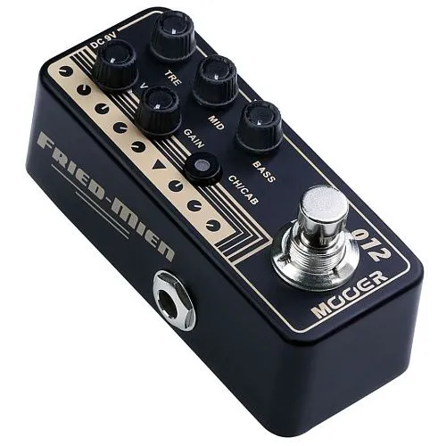 Mooer M012 (US GOLD 100) Двухканальный моделирующий преамп Boutique Plexi.