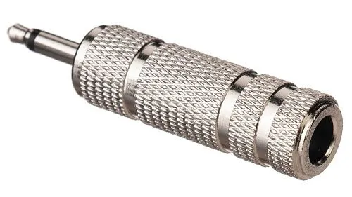 Soundking CC320-1 Переходник (разъем переходной) 3,5 мм, моно, штекер - 6,35 мм, моно, гнездо.