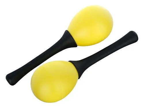 Dadi SE4 Маракасы на коротких пластиковых ручках, пара, Разного цвета и массы.