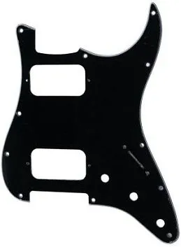 Musiclily MX2248BK Защитная накладка для электрогитары Fender Stratocaster HH, 3 слоя, черная.