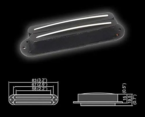 Belcat BHS-94Bridge-BK Звукосниматель магнитный, сингл.