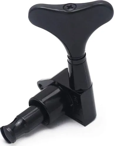 Metallor MHB-02-BK-4L Колки для бас-гитары, 4л, черные.