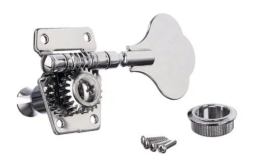 Metallor MHB-01-CR-4L Колки для бас-гитары, 4л, хром.