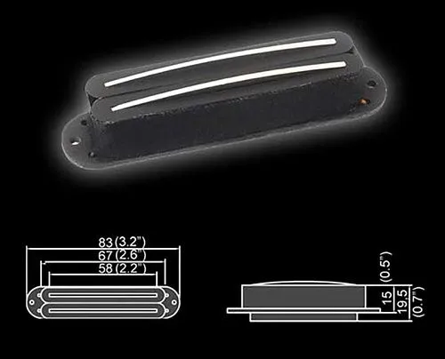 Belcat BHS-94Neck-BK Звукосниматель магнитный, сингл.