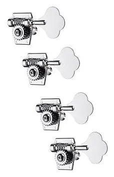 Paxphil GB400-4L-CR Колки для бас-гитары, 4л, хром.