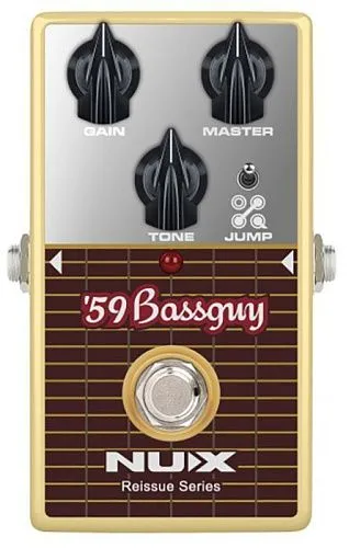 Nux NRO-7 '59 Bassguy Overdrive Гитарная педаль эффектов.