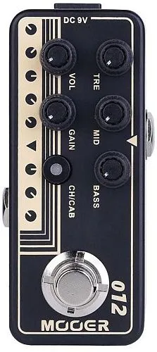 Mooer M012 (US GOLD 100) Двухканальный моделирующий преамп Boutique Plexi.