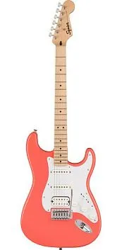 Fender Squier Sonic Stratocaster HSS MN Tahitian Coral Электрогитара.