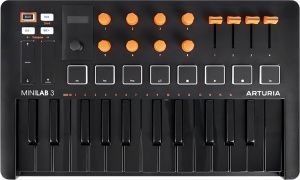 Arturia MiniLab 3 Orange Edition MIDI-клавиатура.