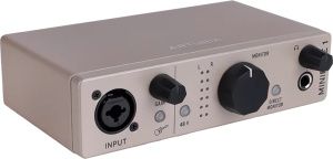 Arturia MiniFuse 1 Champagne USB аудио интерфейс.