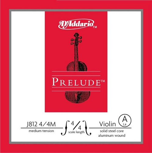 D'Addario J812-4/4M Prelude Струна A/ЛЯ для скрипки.