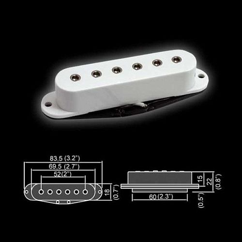 Belcat BS-11Neck-WH Звукосниматель магнитный, сингл, нековый, белый.
