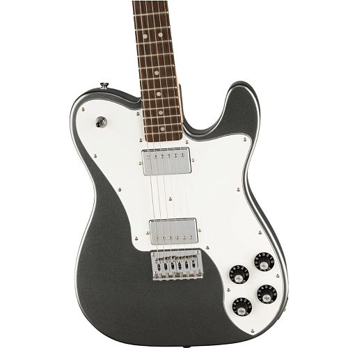 Fender Squier Affinity 2021 Telecaster Deluxe LRL Charcoal Frost Metallic Электрогитара.