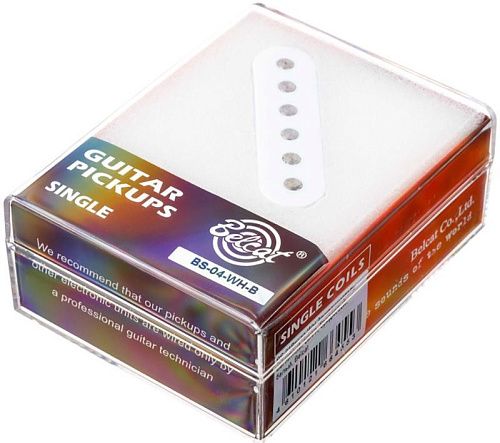 Belcat BS-04Bridge-WH Звукосниматель магнитный, сингл, бриджевый, белый.