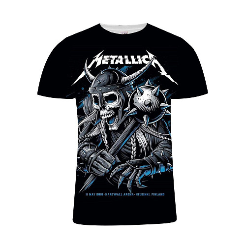 Футболка с принтом Metallica. Размер M.