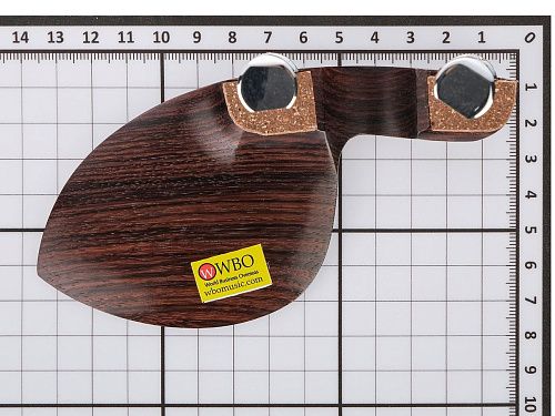 Wbo VC01Rh-4/4 Подбородник для скрипки, модель Guarneri, крепление Hill, палисандр.
