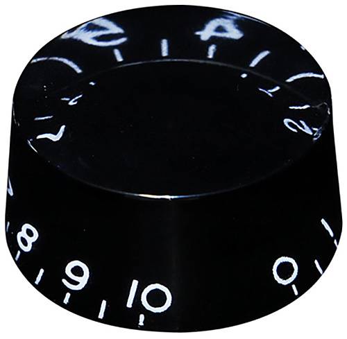 Hosco KB-110I Ручка потенциометра, черная, дюймы.