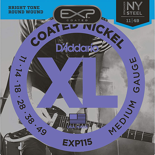 D'Addario EXP115 (11-49) Комплект струн для электрогитары.