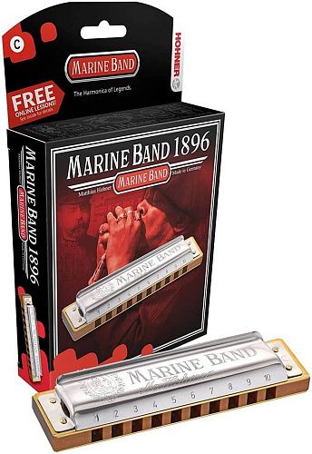 Hohner Marine Band 1896/20 C Губная гармошка.