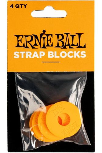 Ernie Ball 5621 Резиновые фиксаторы ремня (стреплоки) 4 шт.