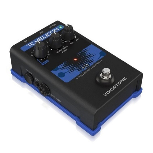 TC Helicon Voicetone H1 Вокальный гармонайзер в формате стомбокса.