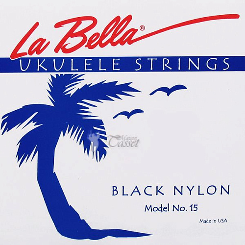 La Bella 15-Black Комплект струн для укулеле.