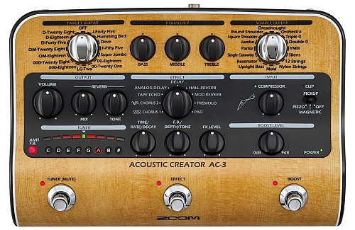 Zoom AC-3 Гитарный процессор. 