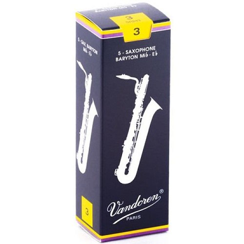 Vandoren SR243 Трость для саксофона-баритон № 3,0, серия "Traditional".