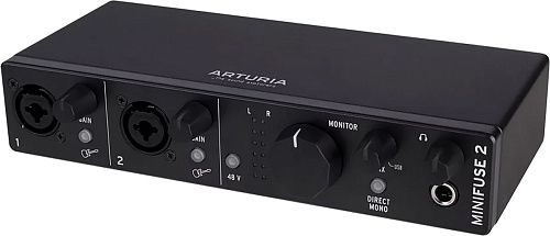 Arturia MiniFuse 2 Black USB аудио интерфейс.