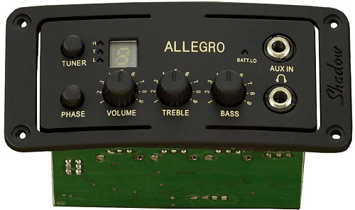 Shadow SH-Allegro Звукосниматель с тембрблоком, врезной, для акустической гитары.